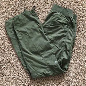 Seawall Track Pant (Fatigue Green) - Worn Once